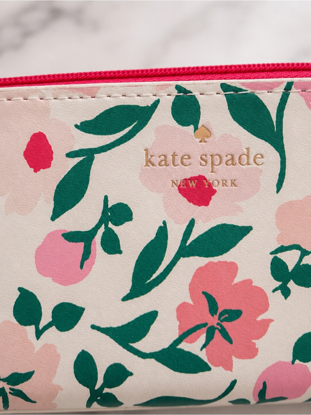 Kate Spade ♠️ Floral Pencil Case Ruler Eraser Sharpener Set NWT - Picture 4 of 6